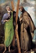GRECO, El St Andrew and St Francis china oil painting reproduction